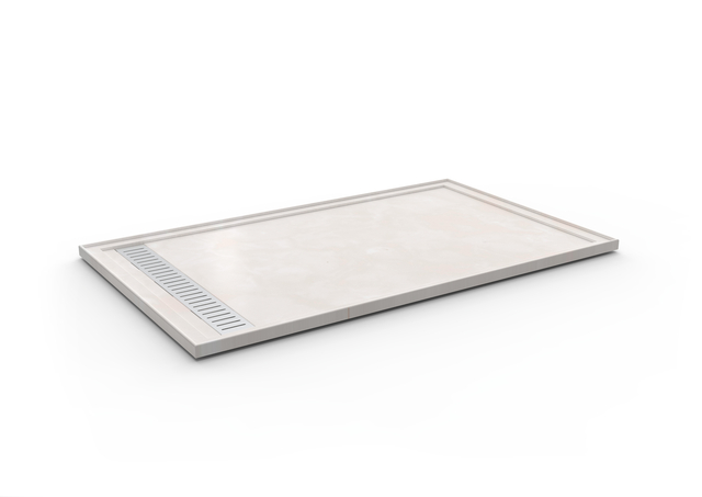 Base de chuveiro de apartamento de superfície sólida acrílica