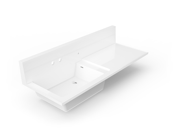 Bacia Integrada Sem Costura Gel Coat