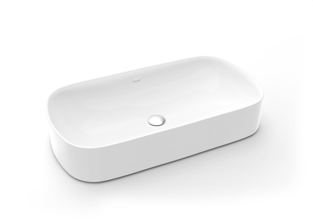 Vaidade do banheiro da bacia do armário de superfície sólida