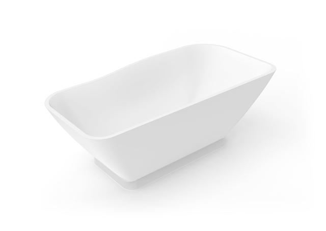 Banheira independente de superfície sólida acrílica clássica