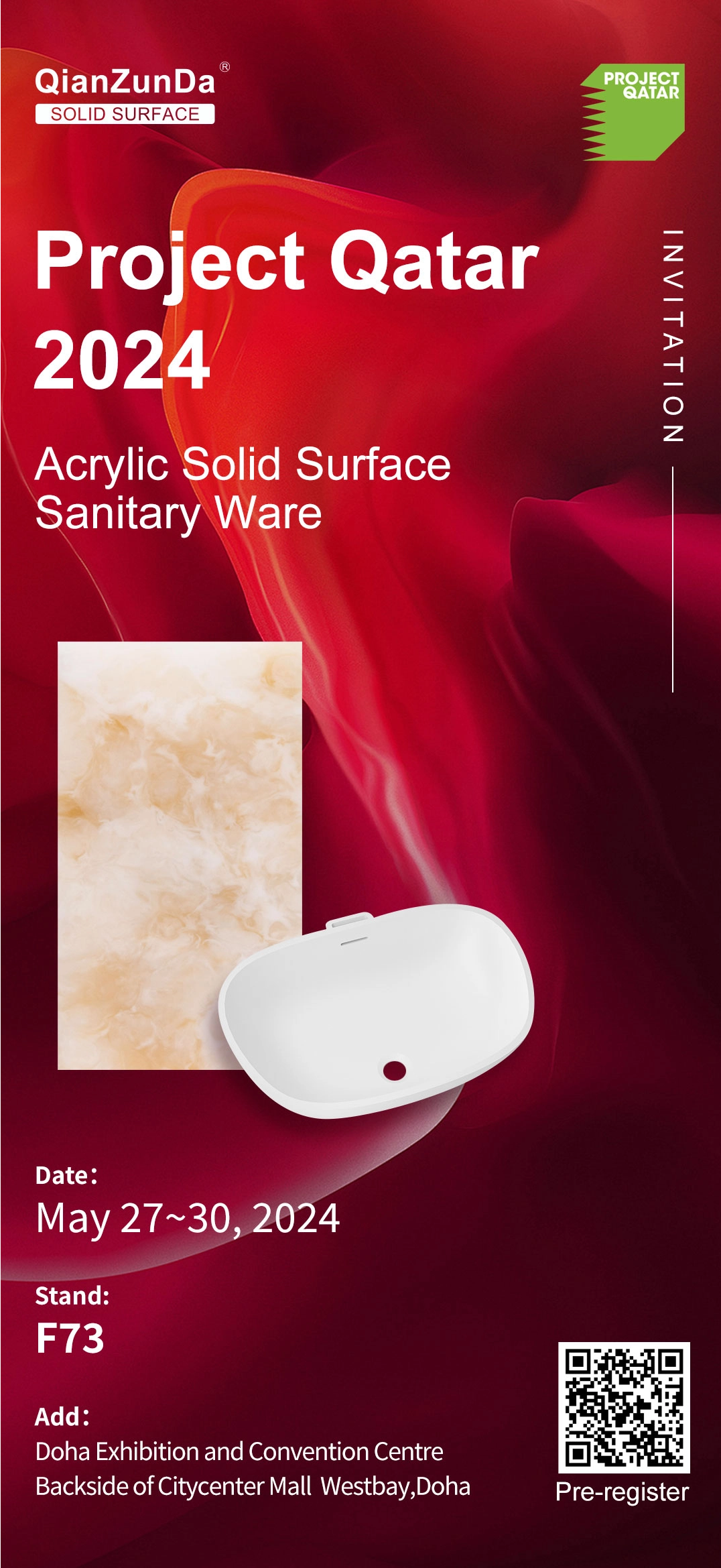 Convite |Qianzunda convida você para o projeto Qatar 2024